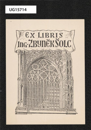 Ex libris ing. Zbyněk Šolc