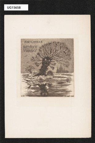 Ex libris Bedřich Vrbský