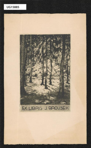 Ex libris J. Brousek
