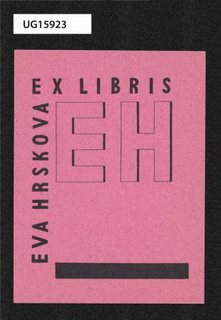 Ex libris Eva Hrskova