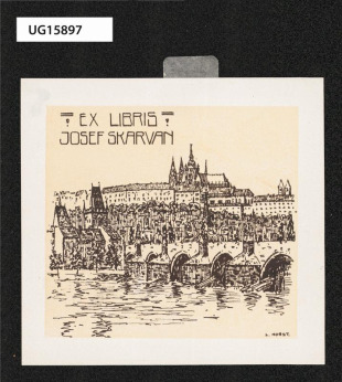 Ex libris Josef Skarvan
