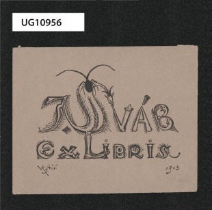 Ex libris J. Šváb