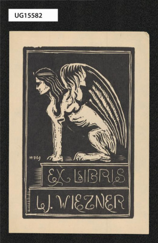Ex libris BJ. Wiezner