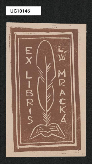 Ex libris L. Mracká