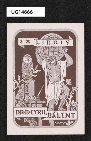 Ex libris Dr. B. Cyril Bálent