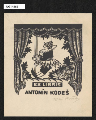 Ex libris Antonín Kodeš