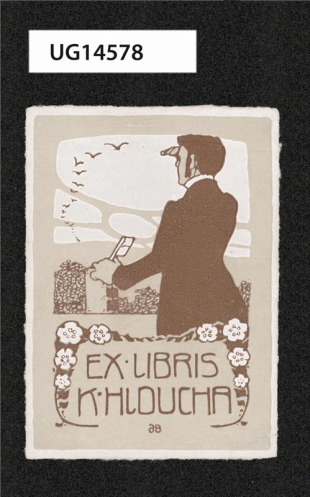 Ex libris K. Hloucha