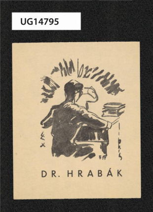 Ex libris Dr. Hrabák