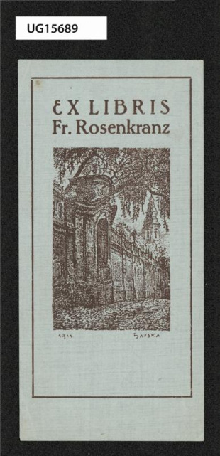 Exlibris Fr. Rosenkranz