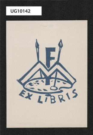 Ex libris FM (Fr. Mracký)