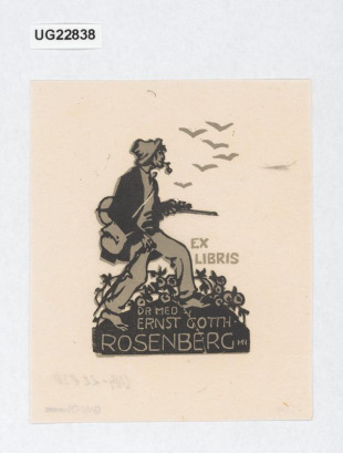 Ex libris Dr. Med. Ernst Cotth. Rosenberg