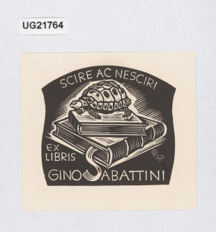 Ex libris Gino Sabattini