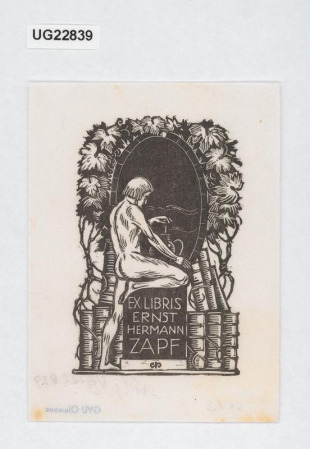 Ex libris Ernst Hermann Zapf