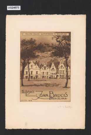 Ex libris Joan Baucis/ Barcelona