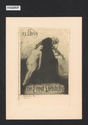 Ex libris Dr. Ernst Liebitzky