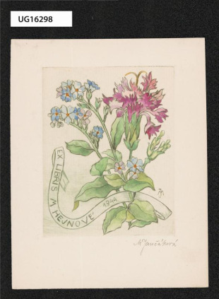 Ex libris M Hejnová 1944