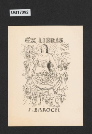 Ex libris J. Baroch
