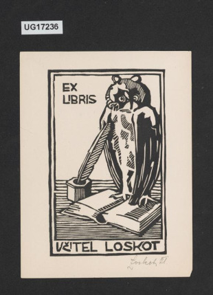 Ex libris učitel Loskot