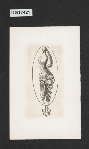 Ex libris GJR (Rhebergen)