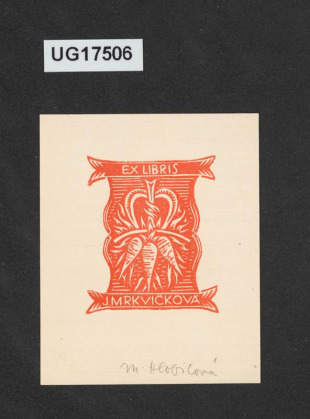Exlibris J. Mrkvičková