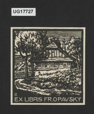 Ex libris Fr. Opavský