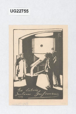 Ex libris Julius Guhsmann