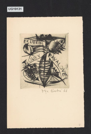 Exlibris Olgy Pávalové