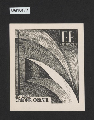 Ex libris Jaromír Obrátil