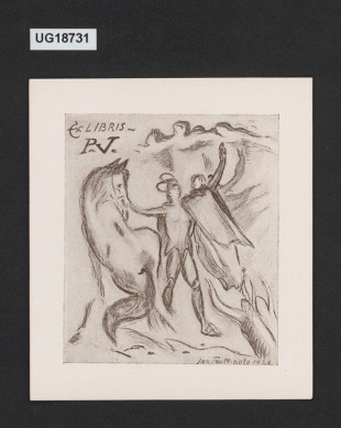 Ex libris P. V.