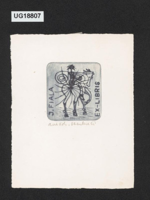 Ex-libris J. Fiala