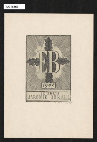 Ex libris Jaromír Obrátil