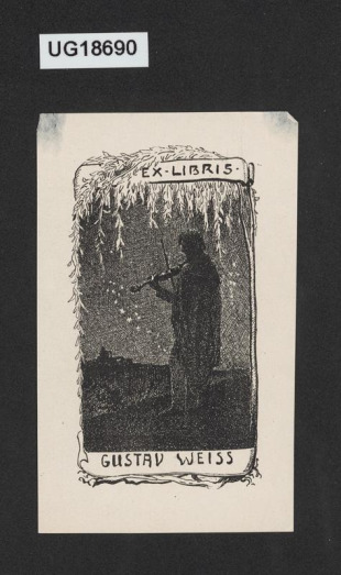 Ex libris Gustav Weiss