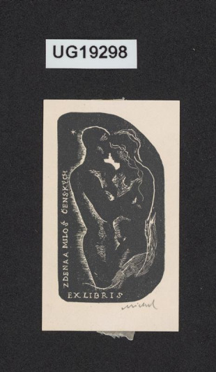 Exlibris Zdena a Miloš Čenských