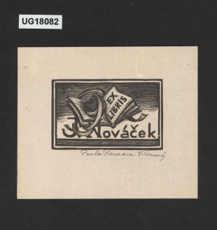 Ex libris J. Nováček