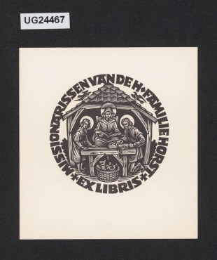 Ex libris Missionarissen van de H. Familie Horst