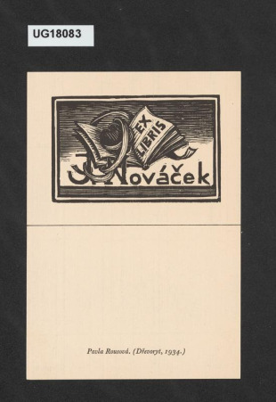 Ex libris J. Nováček