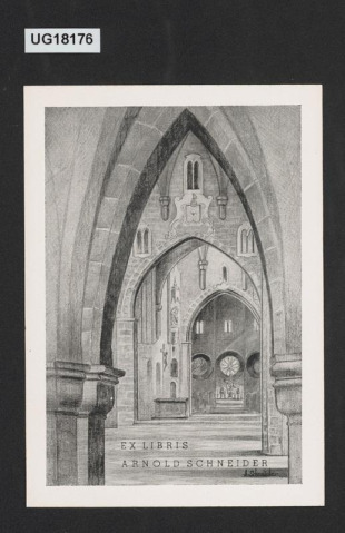 Ex libris Arnold Schneider