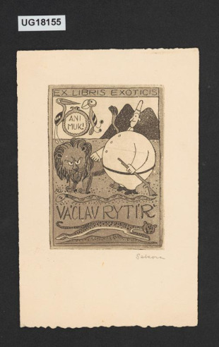 Ex libris exoticis Václav Rytíř