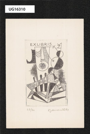 Exlibris KŽ (Karel Žižkovský)