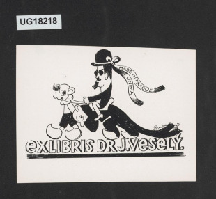 Exlibris Dr. J. Veselý