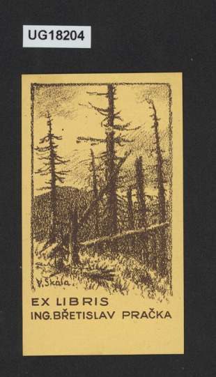 Ex libris Ing. Břetislav Pračka
