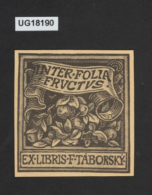 Ex libris F. Táborský