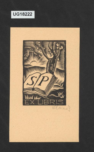 Ex libris SP (St. Pfleger)