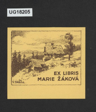 Ex libris Marie Žáková