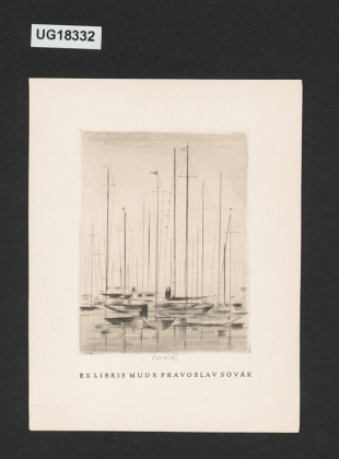 Exlibris MUDR Pravoslav Sovák