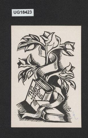 Ex libris F. H. (Ferd. Hejna)