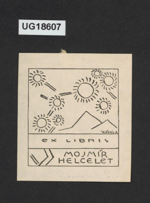 Ex libris Mojmír Helcelet