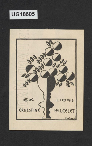 Ex libris Ernestine Helcelet