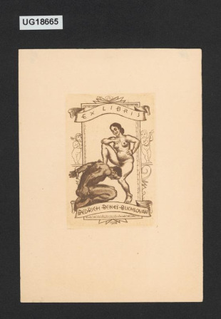 Ex libris Bedřich Beneš Buchlovan