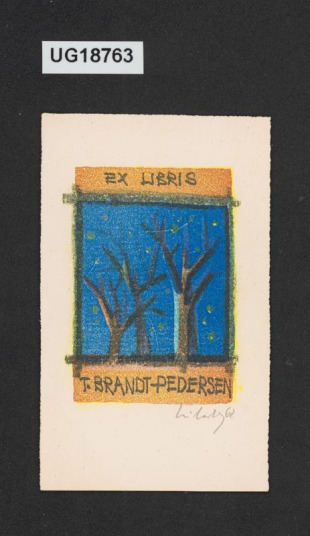 Ex libris T. Brandt-Pedersen